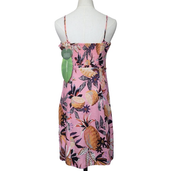 FARM RIO Pink Pineapple Mini Dress - NWT, Size Medium - Picture 3 of 12